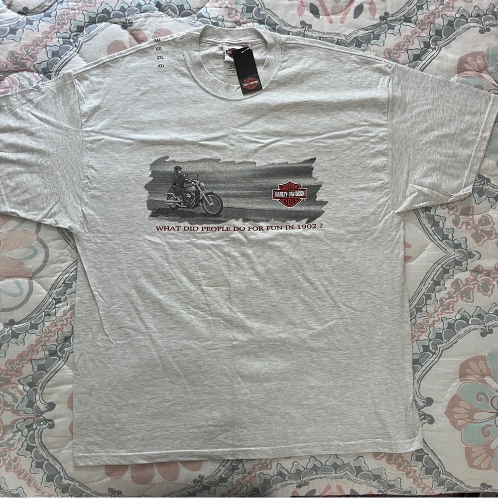 Harley-Davidson Gray 2XL Short Sleeve Tee Tibby’s Springfield, MA